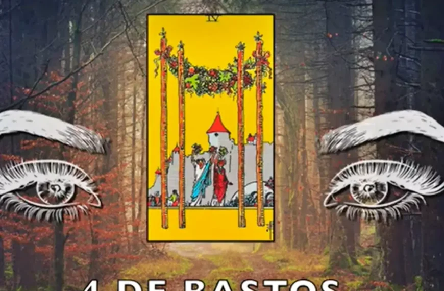 Cuatro de bastos - Significado en el tarot